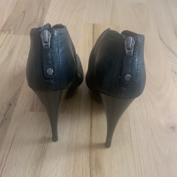 BCBGMAXAZRIA Black Platform Booties - Picture 4 of 7